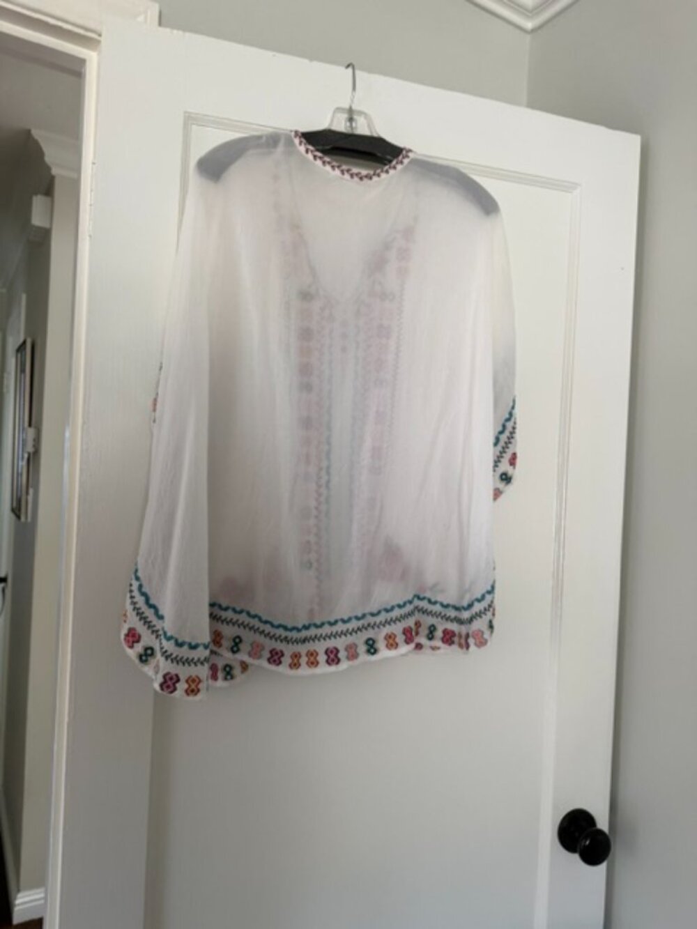 Johnny Was White Blouse - Picture 4 of 6